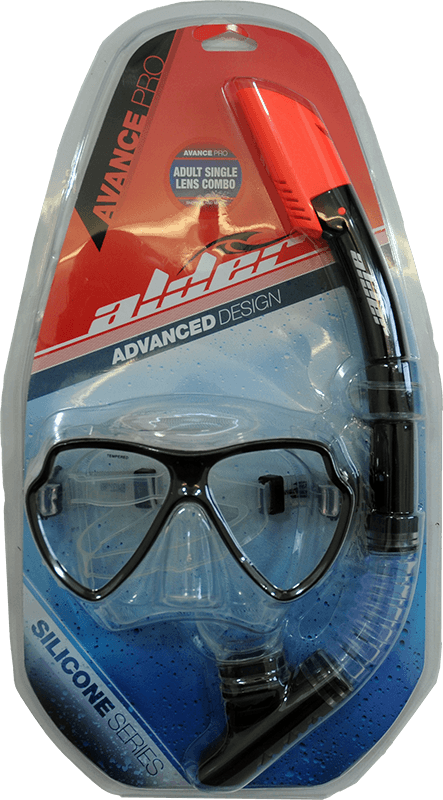 Avance Pro Twin Lens Mask and Snorkel Set