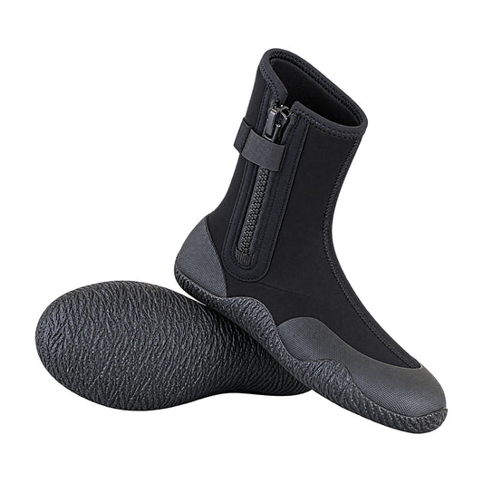 Alder Zipped 5mm Round Toe Boot